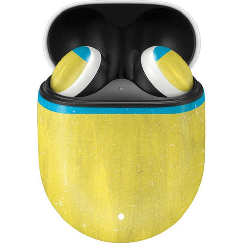 Ukraine Flag Distressed Google Pixel Buds Skin